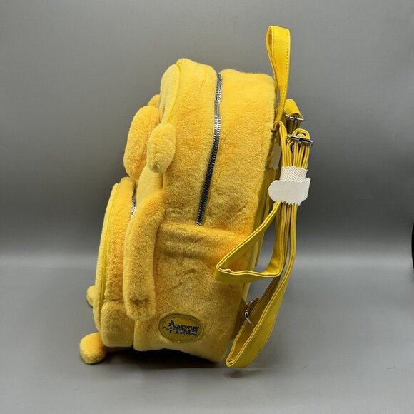 Adventure Time Jake Fuzzy Mini Backpack Cartoon Network NEW - Picture 2 of 7